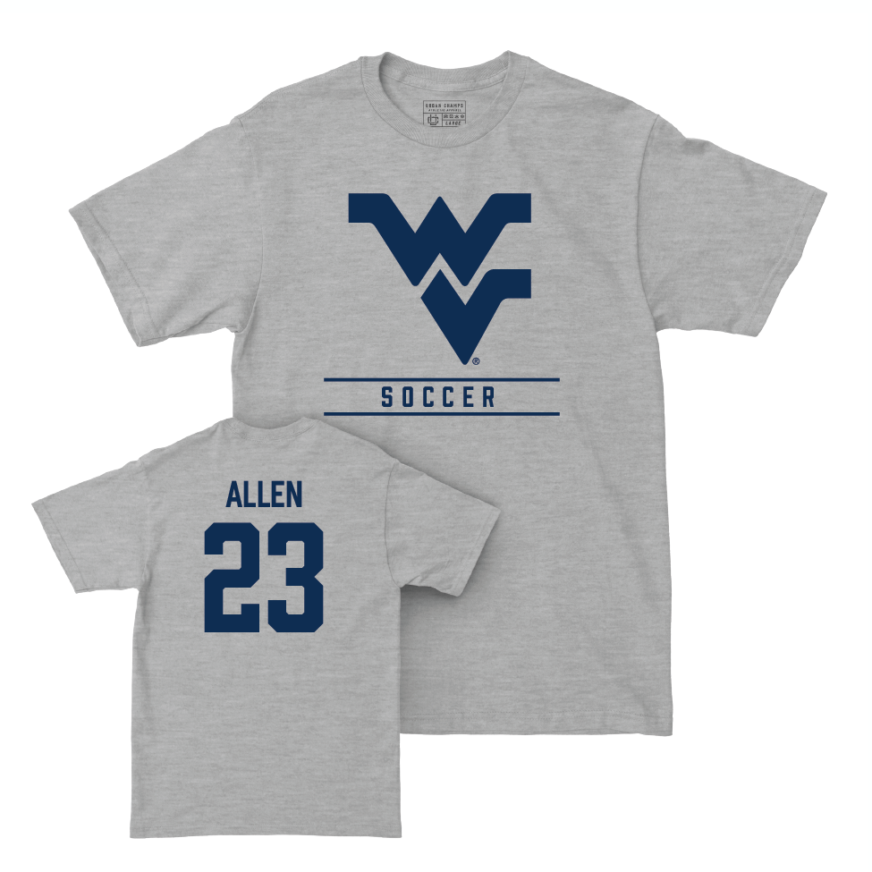 WVU Women's Soccer Sport Grey Classic Tee   - Taylor Allen