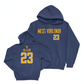 WVU Women's Soccer Navy Wordmark Hoodie   - Taylor Allen