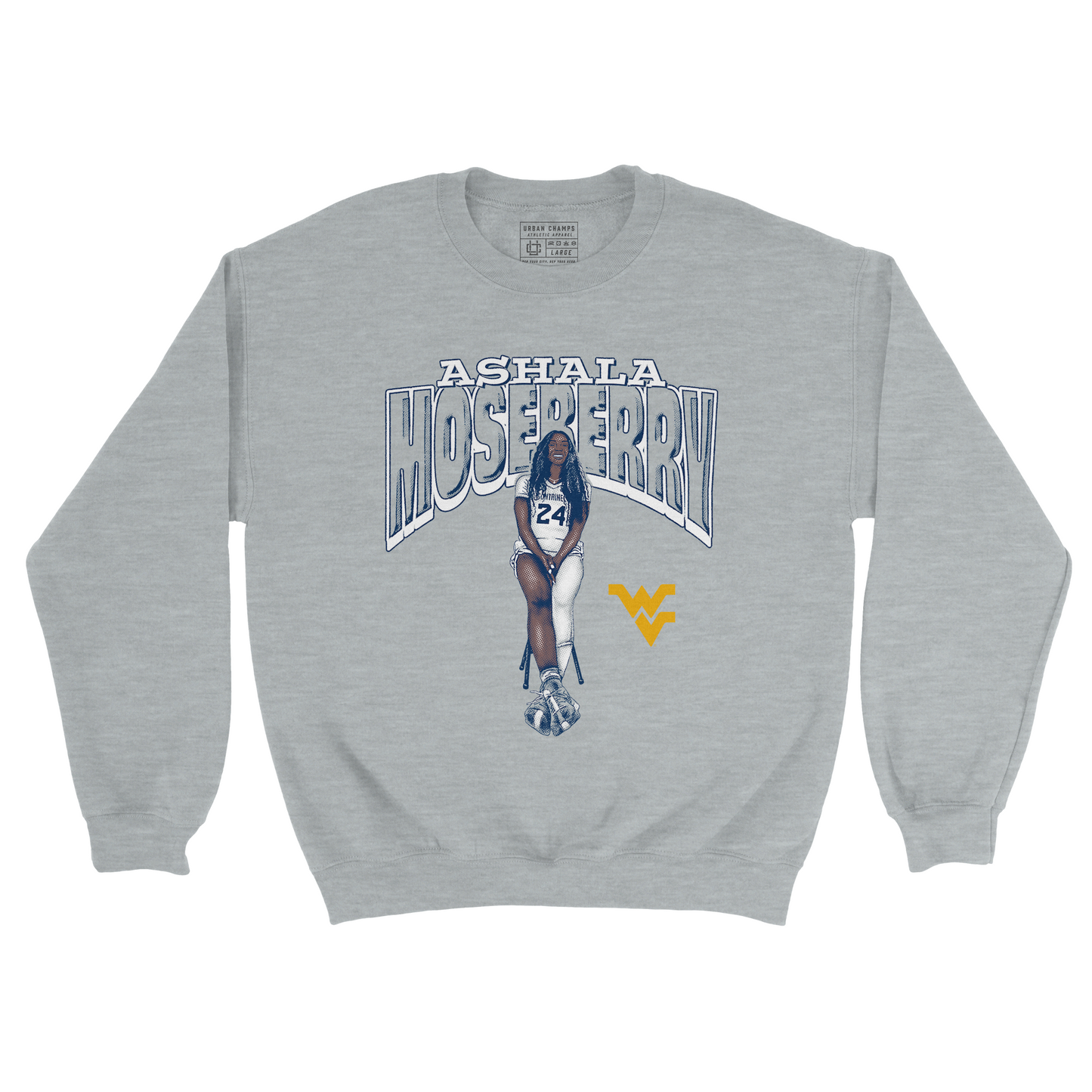 EXCLUSIVE RELEASE: Ashala Moseberry Illustrated Sport Grey Crew