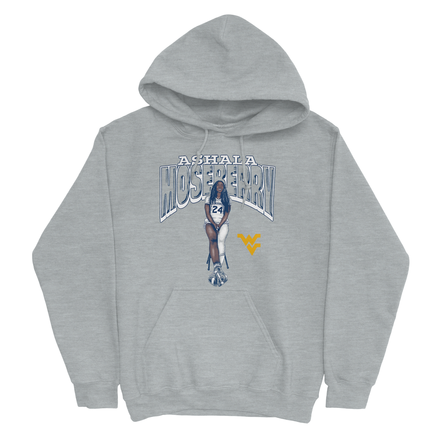 EXCLUSIVE RELEASE: Ashala Moseberry Illustrated Sport Grey Hoodie