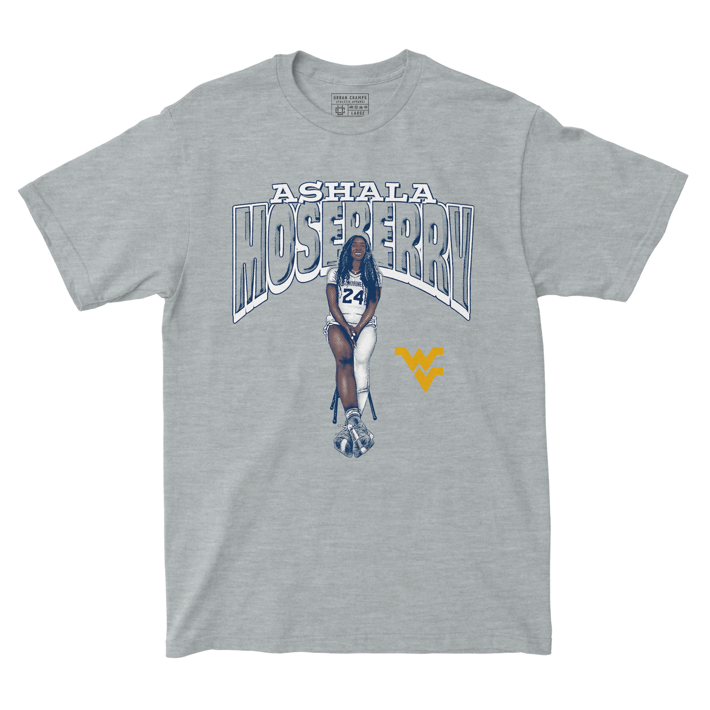 EXCLUSIVE RELEASE: Ashala Moseberry Illustrated Sport Grey Tee