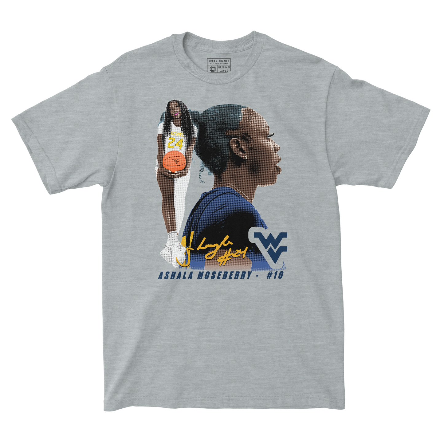 EXCLUSIVE RELEASE: Ashala Moseberry Portrait Sport Grey Tee