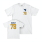 WVU Football White Logo Comfort Colors Tee  - Xavier Bausley