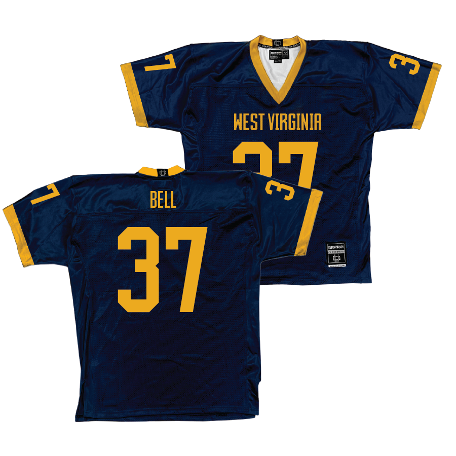 WVU Football Navy Jersey - Jayden Bell