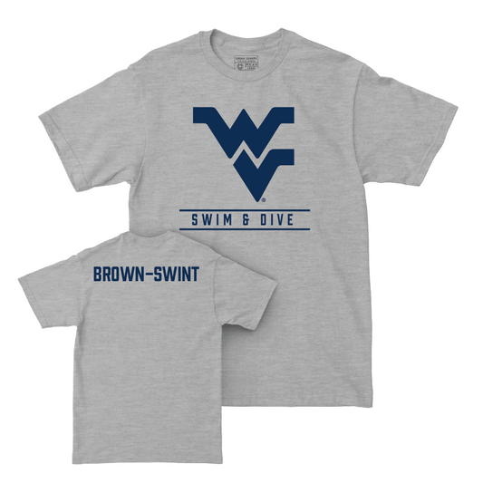 WVU Women's Swim & Dive Sport Grey Classic Tee  - Amari Brown-Swint