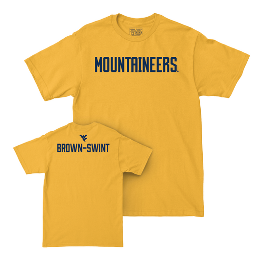 WVU Women's Swim & Dive Gold Mountaineers Tee  - Amari Brown-Swint