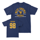 WVU Football Navy Arch Tee   - Brandon Caesar