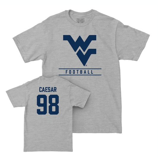 WVU Football Sport Grey Classic Tee   - Brandon Caesar