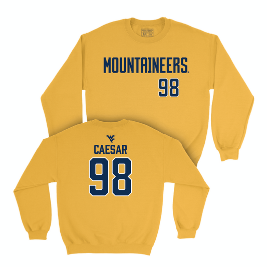 WVU Football Gold Mountaineers Crew   - Brandon Caesar
