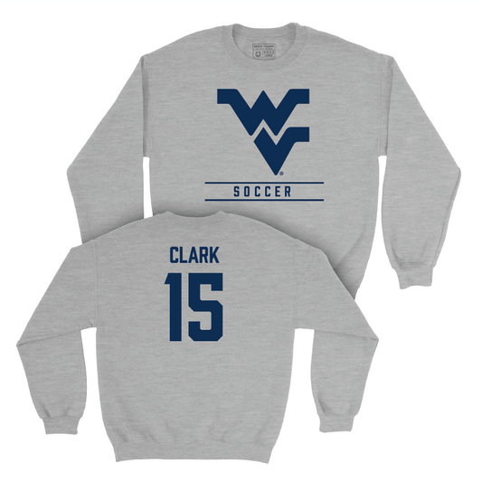 WVU Men's Soccer Sport Grey Classic Crew  - Sam Clark