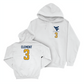 WVU Football White Logo Hoodie - Hudson Clement | #3