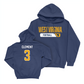 WVU Football Navy Staple Hoodie - Hudson Clement | #3