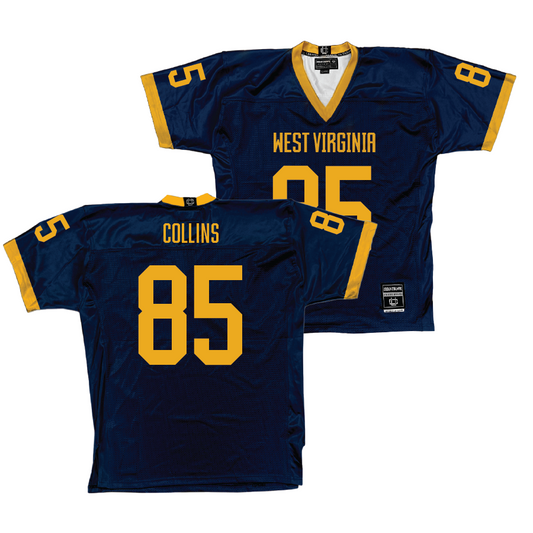 WVU Football Navy Jersey   - Dominick Collins