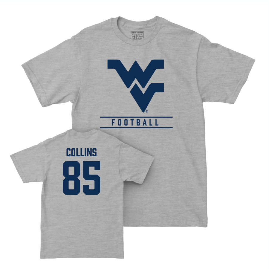 WVU Football Sport Grey Classic Tee   - Dominick Collins