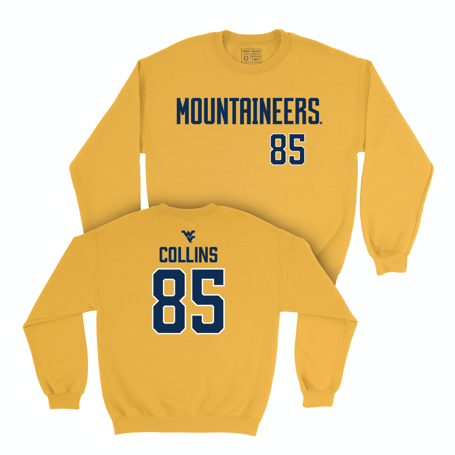 WVU Football Gold Mountaineers Crew   - Dominick Collins