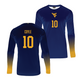 WVU Women's Volleyball Navy Jersey   - Quincey Coyle