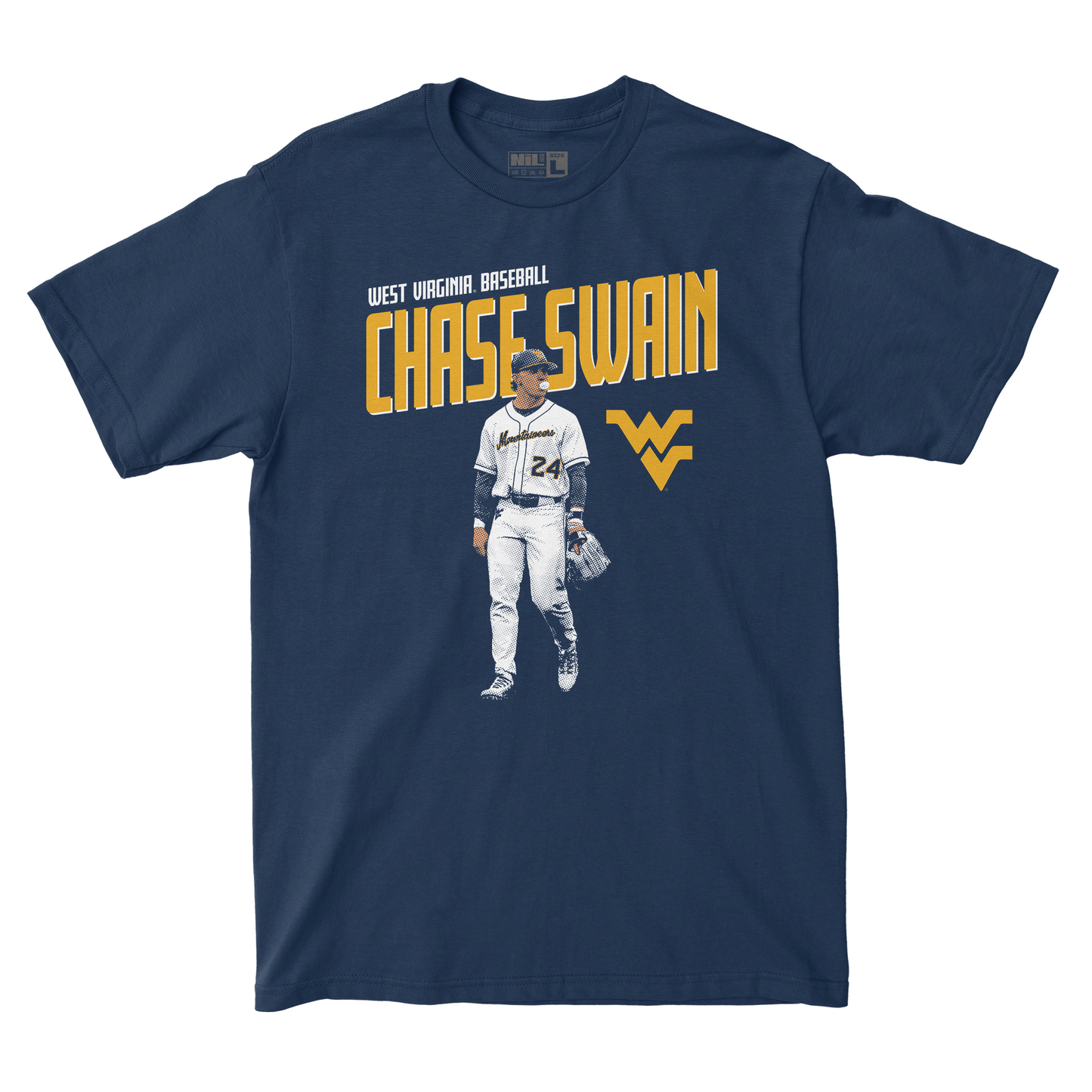 EXCLUSIVE RELEASE: Chase Swain Portrait Navy Tee