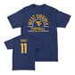 WVU Football Navy Arch Tee   - William Davis