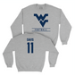 WVU Football Sport Grey Classic Crew   - William Davis