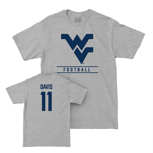 WVU Football Sport Grey Classic Tee   - William Davis