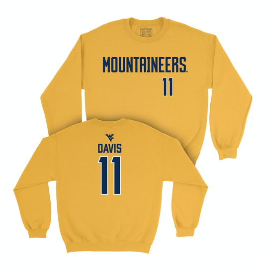 WVU Football Gold Mountaineers Crew   - William Davis