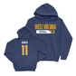 WVU Football Navy Staple Hoodie   - William Davis