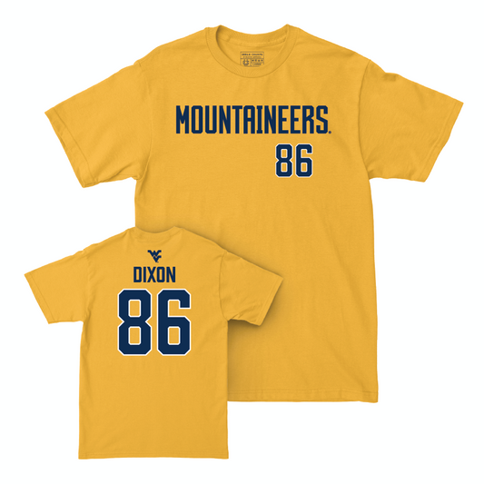 WVU Football Gold Mountaineers Tee - Will Dixon