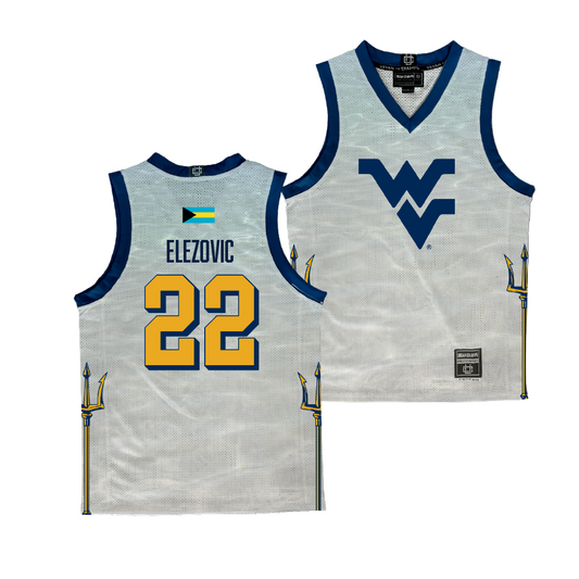 EXCLUSIVE: WVU Bahamas Men's Basketball Jersey   - Haris Elezovic