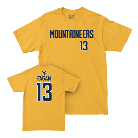 WVU Football Gold Mountaineers Tee   - Dontez Fagan