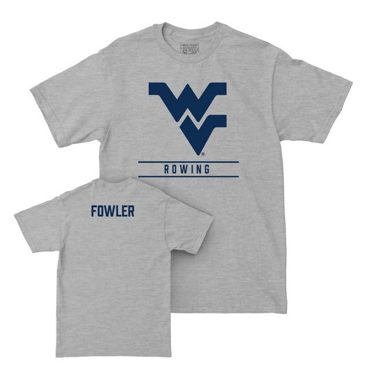 WVU Women's Rowing Sport Grey Classic Tee  - Hannah Fowler