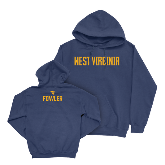 WVU Women's Rowing Navy Wordmark Hoodie  - Hannah Fowler