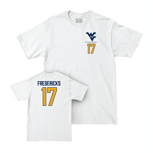 WVU Baseball White Logo Comfort Colors Tee  - Joseph Fredericks