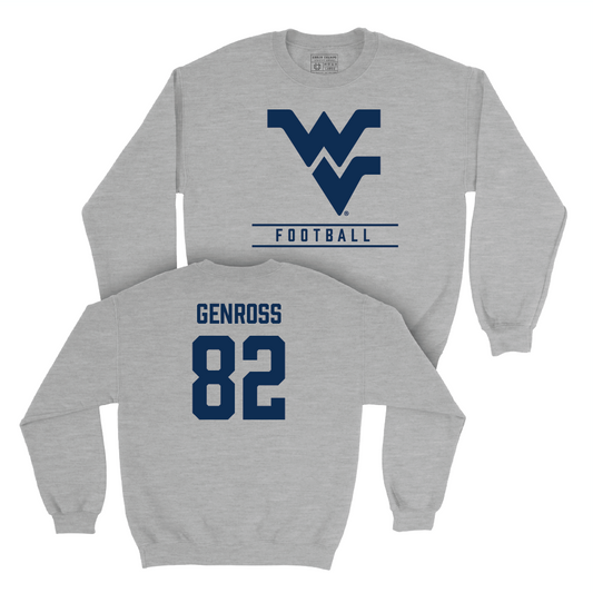 WVU Football Sport Grey Classic Crew   - Greg Genross