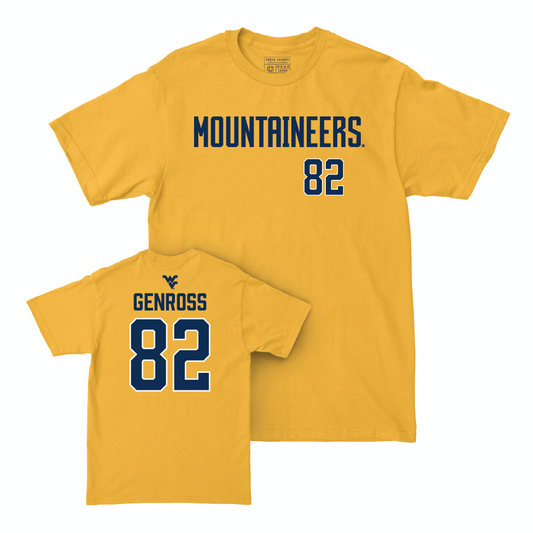 WVU Football Gold Mountaineers Tee   - Greg Genross