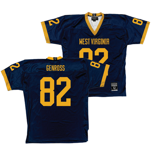 WVU Football Navy Jersey   - Greg Genross