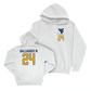 WVU Football White Logo Hoodie - Rodney Gallagher III