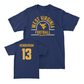 WVU Football Navy Arch Tee   - Jaylen Henderson