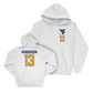 WVU Football White Logo Hoodie   - Jaylen Henderson