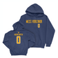 WVU Women's Soccer Navy Wordmark Hoodie   - Bailey Herfurth