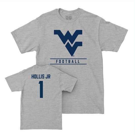 WVU Football Sport Grey Classic Tee   - Garnett Hollis Jr.