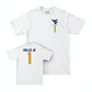 WVU Football White Logo Comfort Colors Tee   - Garnett Hollis Jr.