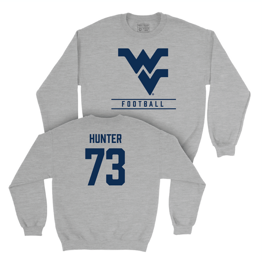WVU Football Sport Grey Classic Crew   - Andreas Hunter