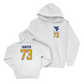 WVU Football White Logo Hoodie   - Andreas Hunter