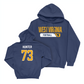 WVU Football Navy Staple Hoodie   - Andreas Hunter