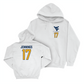 WVU Football White Logo Hoodie   - Zae Jennings