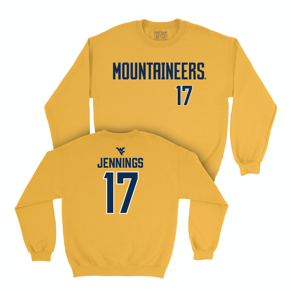 WVU Football Gold Mountaineers Crew   - Zae Jennings