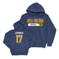 WVU Football Navy Staple Hoodie   - Zae Jennings