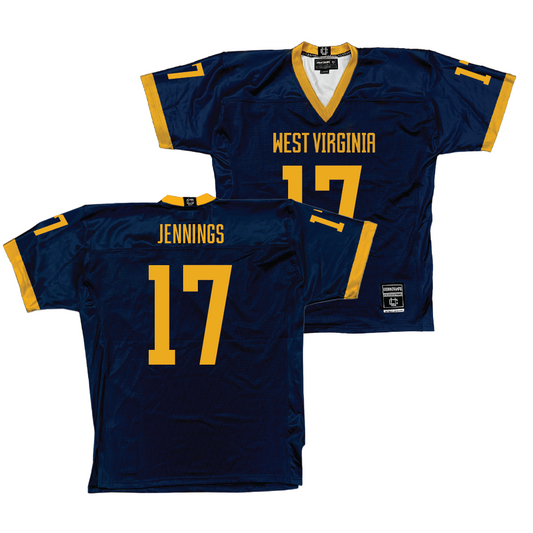 WVU Football Navy Jersey   - Zae Jennings