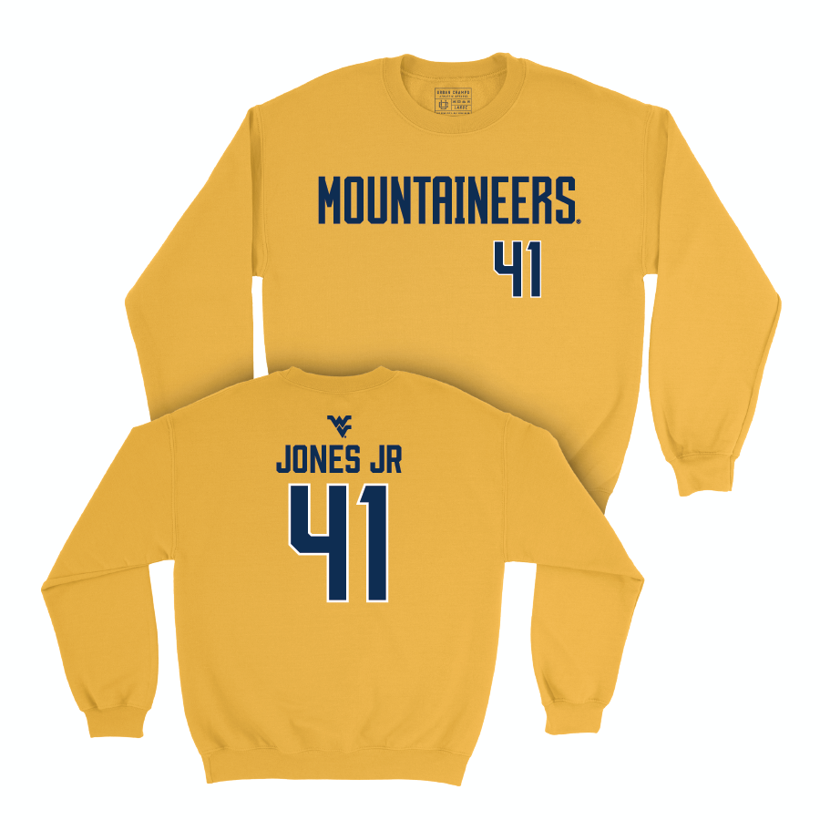 WVU Football Gold Mountaineers Crew   - Curtis Jones Jr