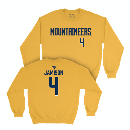 WVU Baseball Gold Mountaineers Crew  - Aaron Jamison